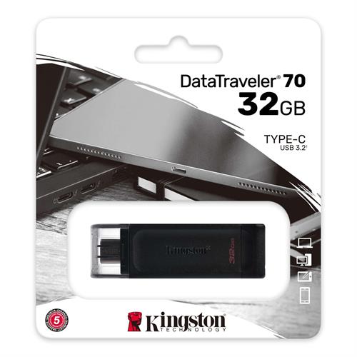 PEN KINGSTO.USB-C 3.2      -DT70/ 32GB