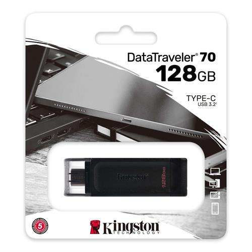 PEN KINGSTO.USB-C 3.2      -DT70/128GB