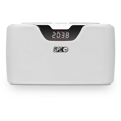 COLUNA BLUETOOTH SPC STORM BOOMBOX 20W ( 20 W - Branco  - Display LED - Sintonizador digital FM - Equ... )