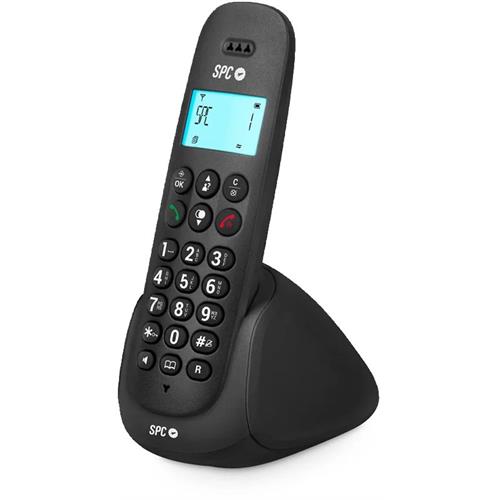 TELEFONE FIXO SEM FIOS SPC ART 2 PRETO( 111 gr - Preto  - 16 x 4,7 x 2,9 cm (AxLxP) )