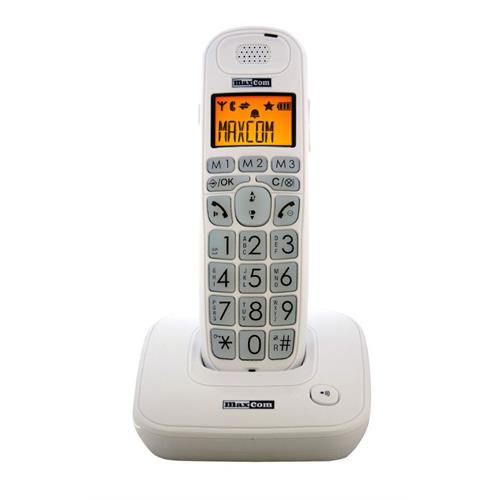 TELEFONE FIXO SEM FIOS MAXCOM MC6800 BRANCO( 10 h  - 100 horas - 508 gr )