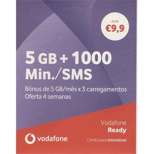 CARTĂO VODAFONE READY 5GB 9,90
