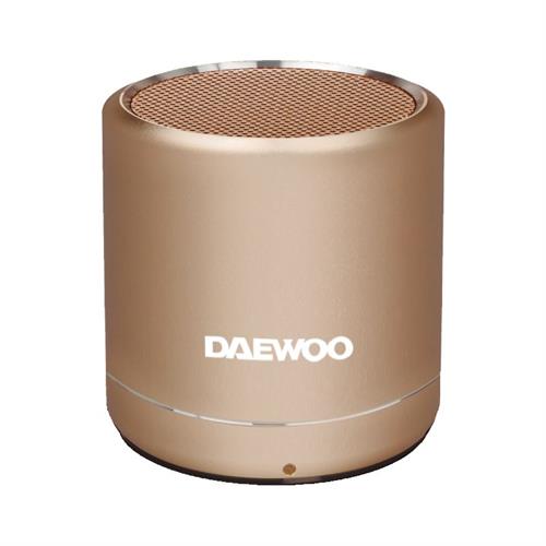 COLUNA PORTÁTIL DAEWOO DBT212 GOLD SINGLE( 5 W - Bluetooth  - Gold  )