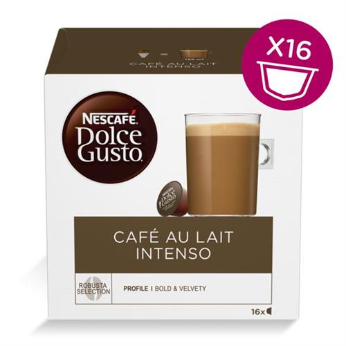 CÁPSULAS DE CAFÉ DOLCE GUSTO CAFE AU LAIT INTENSO ( 48 Cápsulas  - Descubra o NESCAFÉ Dolce Gusto Café au Lait I... )