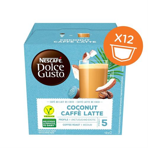 CÁPSULAS DE CAFÉ DOLCE GUSTO COCONUT CAFFE LATTE ( 36  - Os nossos especialistas de café aperfeiçoaram o equilí... )